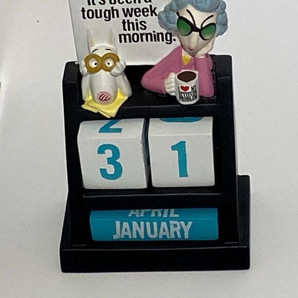 Hallmark Office Home Maxine It's Been A Tough Week Desk Calendar Block - Picture 5 of 5